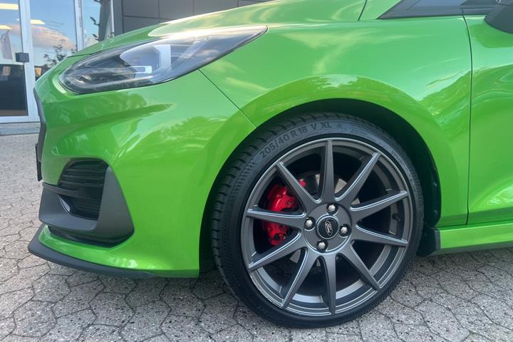 Grøn Ford Fiesta fra 2023