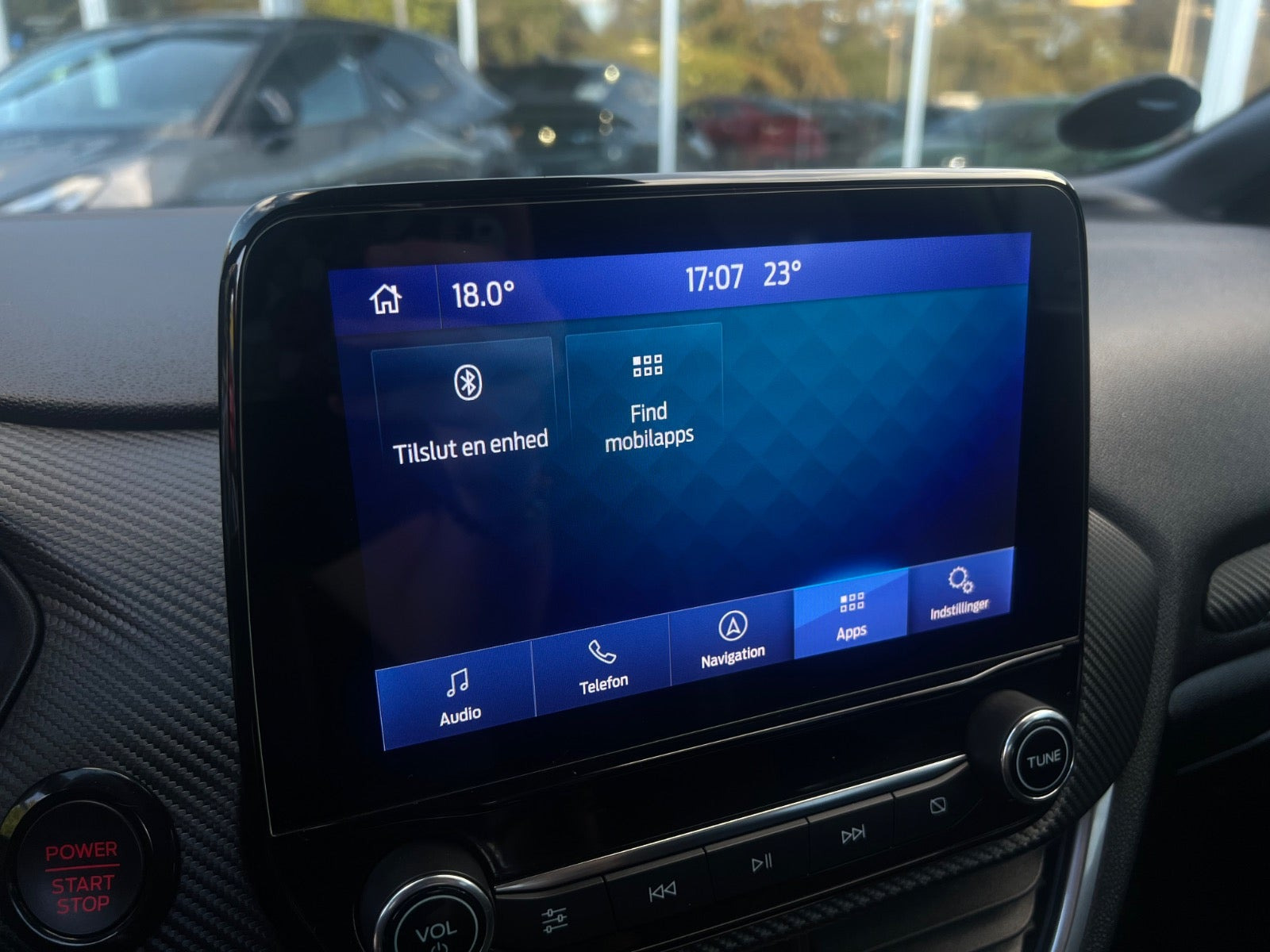 Grøn Ford Fiesta fra 2023