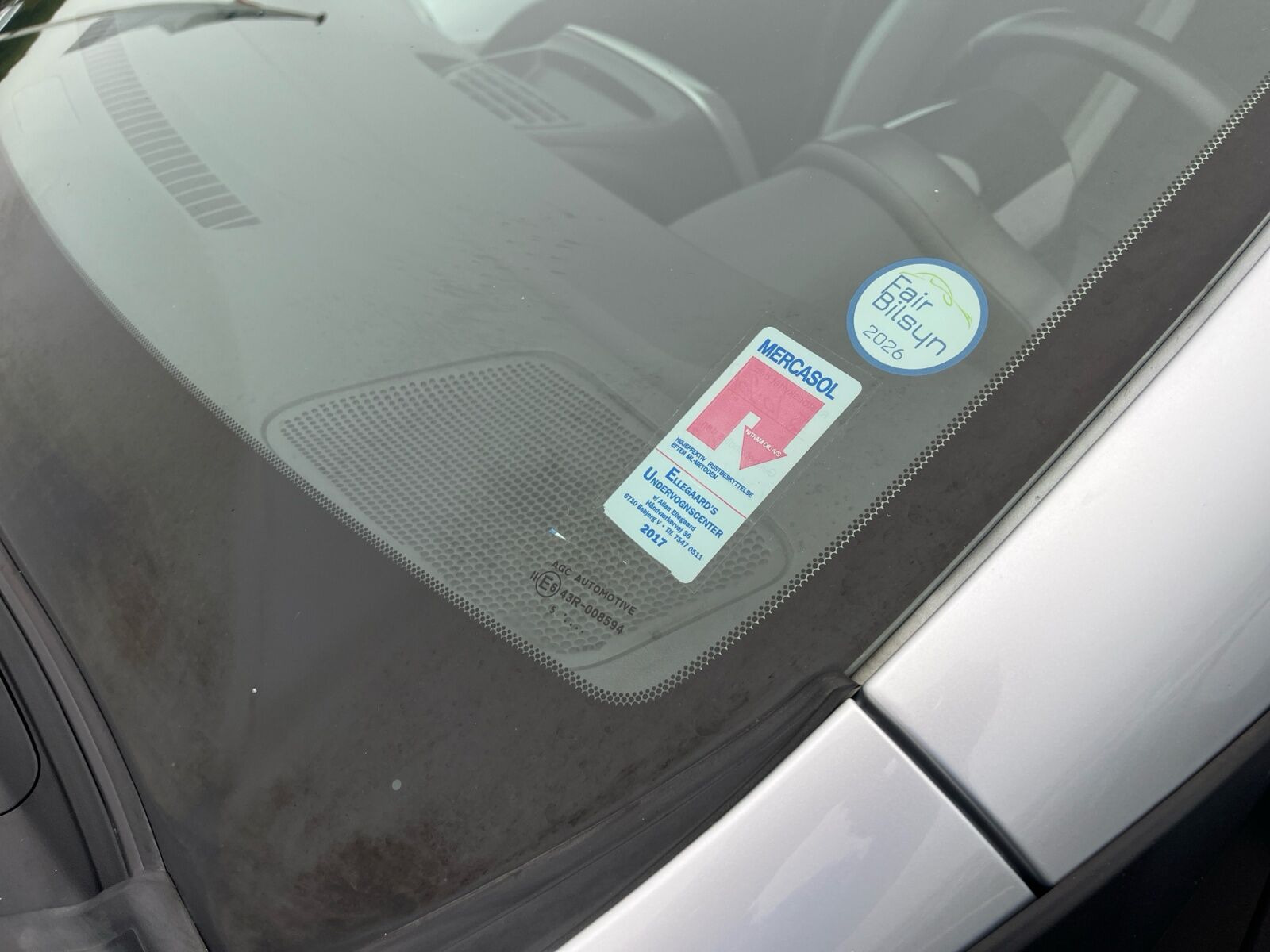 Grå Toyota Aygo fra 2016