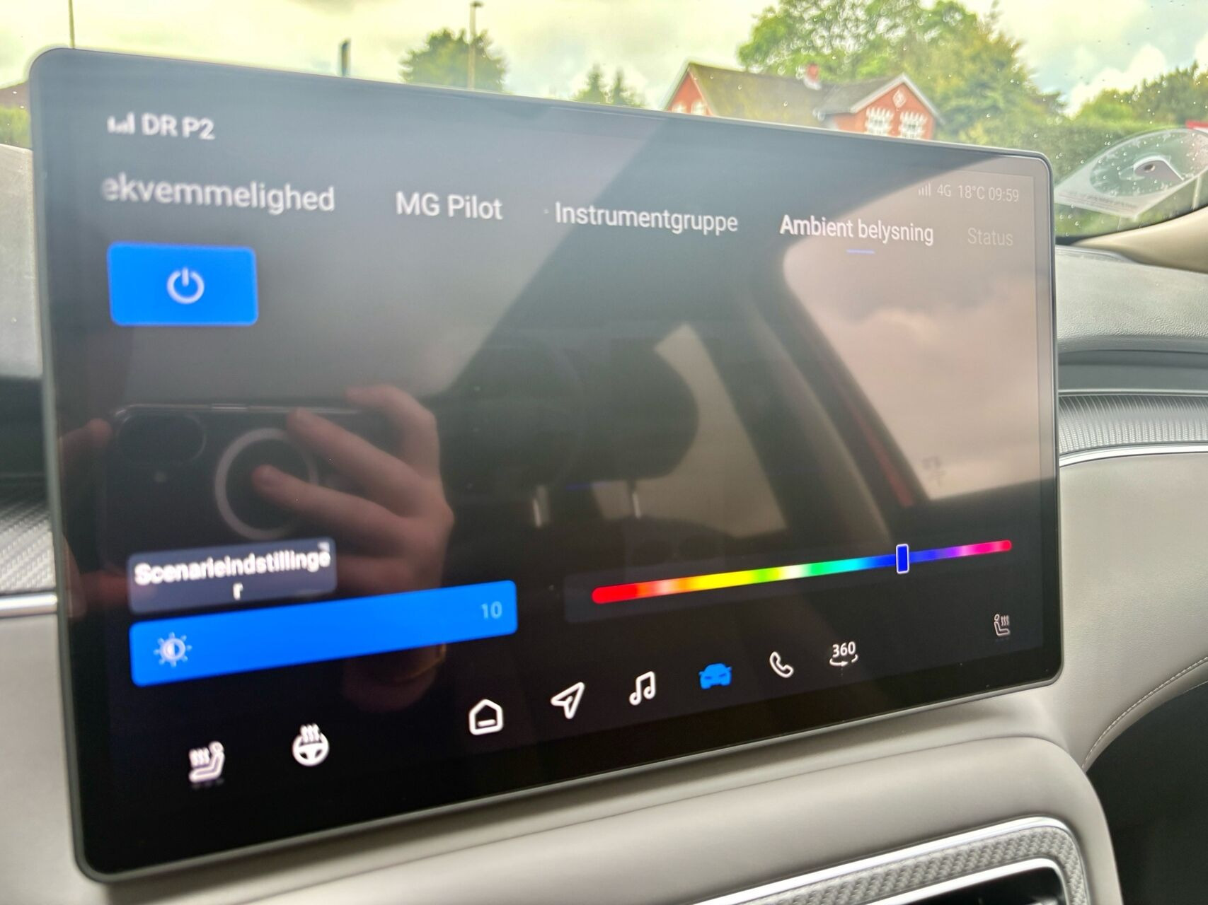 Rød MG MGS6 Electric fra 2026