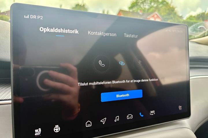 Rød MG MGS6 Electric fra 2026