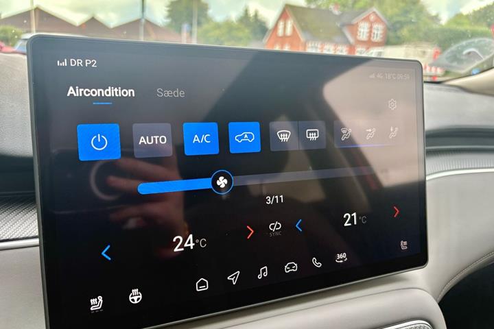 Rød MG MGS6 Electric fra 2026