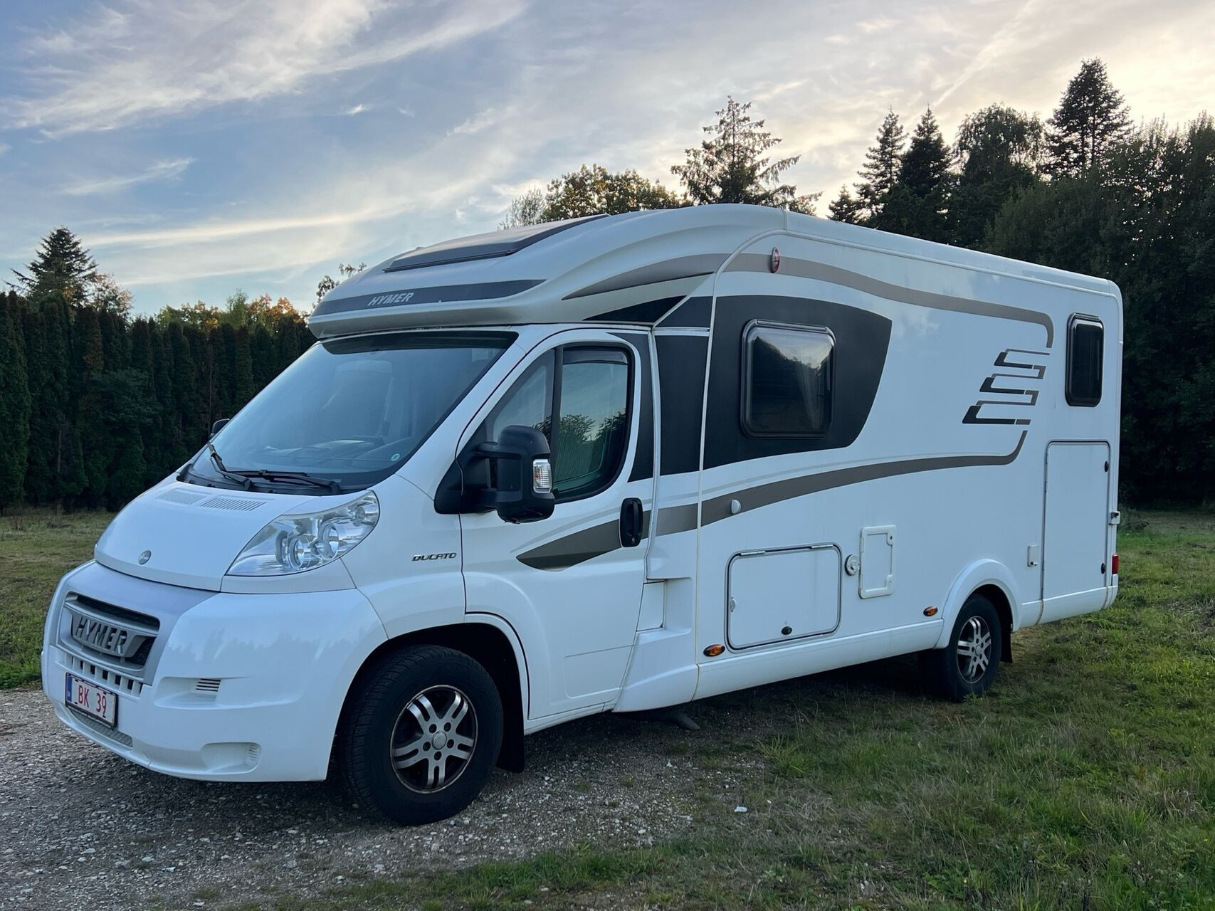 Hvid Hymer Tramp GL 578 fra 2013