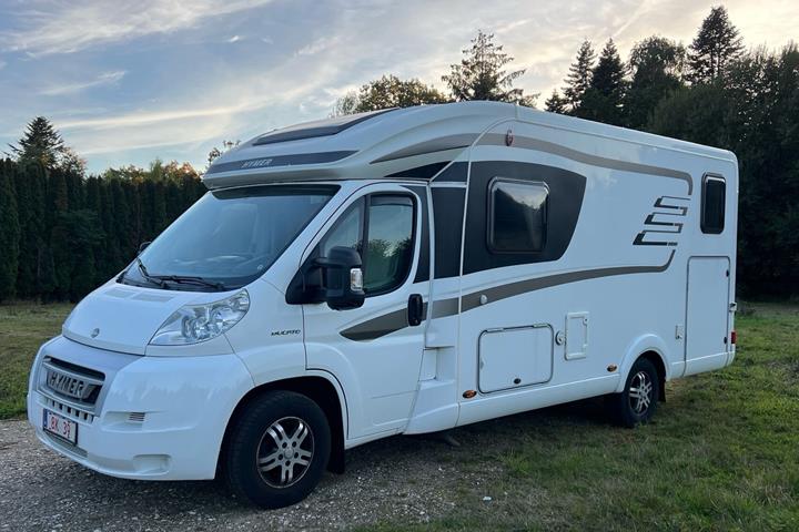 Hvid Hymer Tramp GL 578 fra 2013