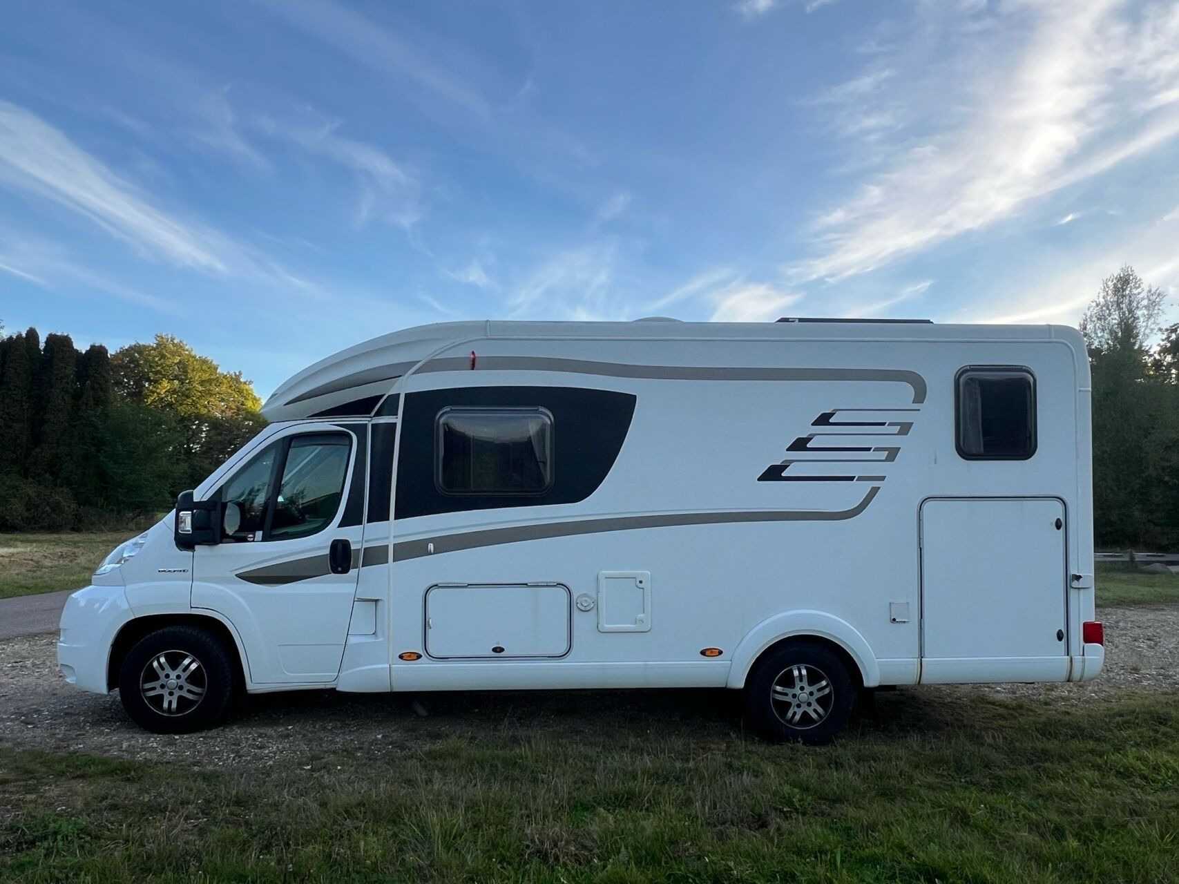 Hvid Hymer Tramp GL 578 fra 2013