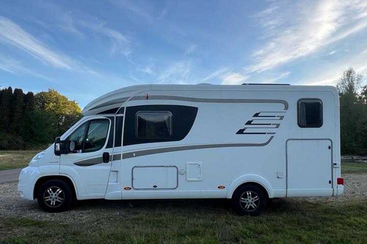 Hvid Hymer Tramp GL 578 fra 2013