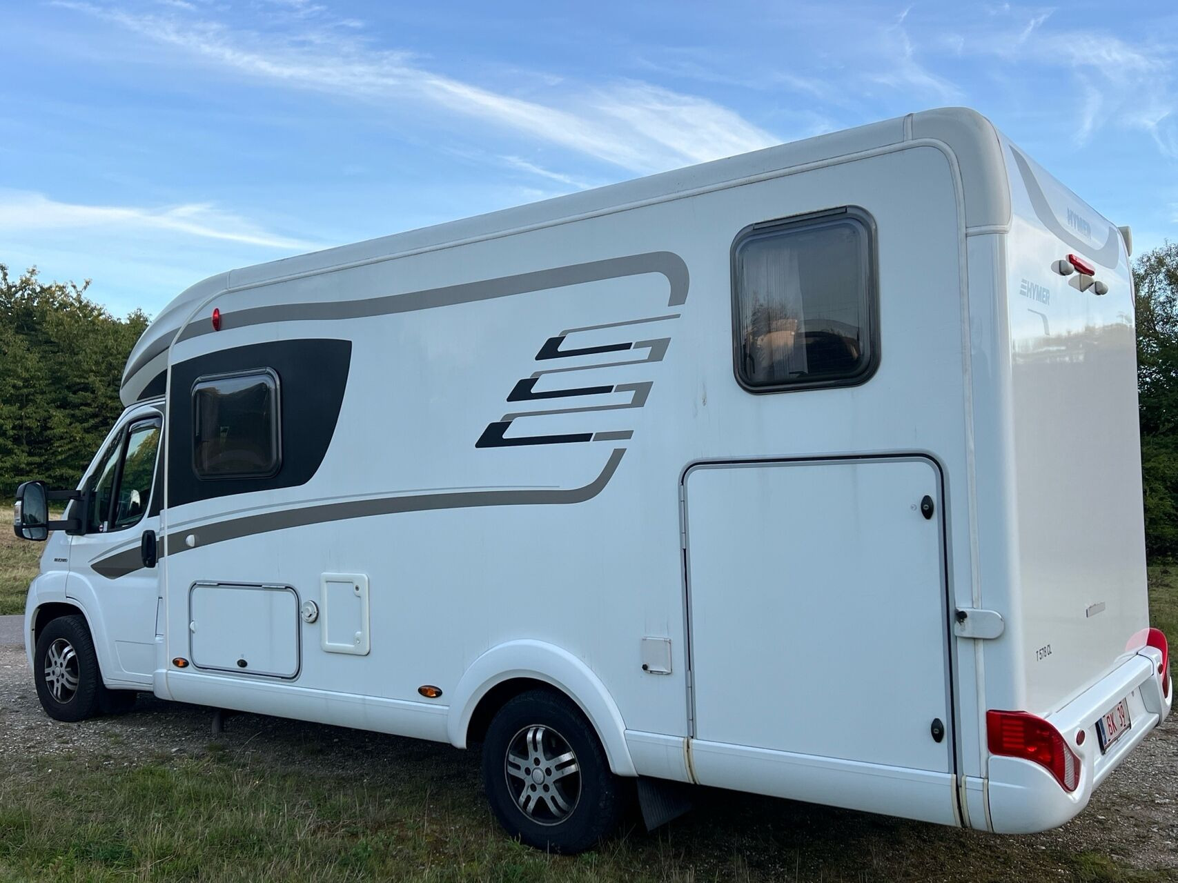 Hvid Hymer Tramp GL 578 fra 2013