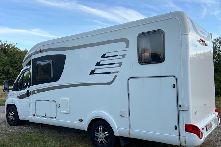 Hvid Hymer Tramp GL 578 fra 2013