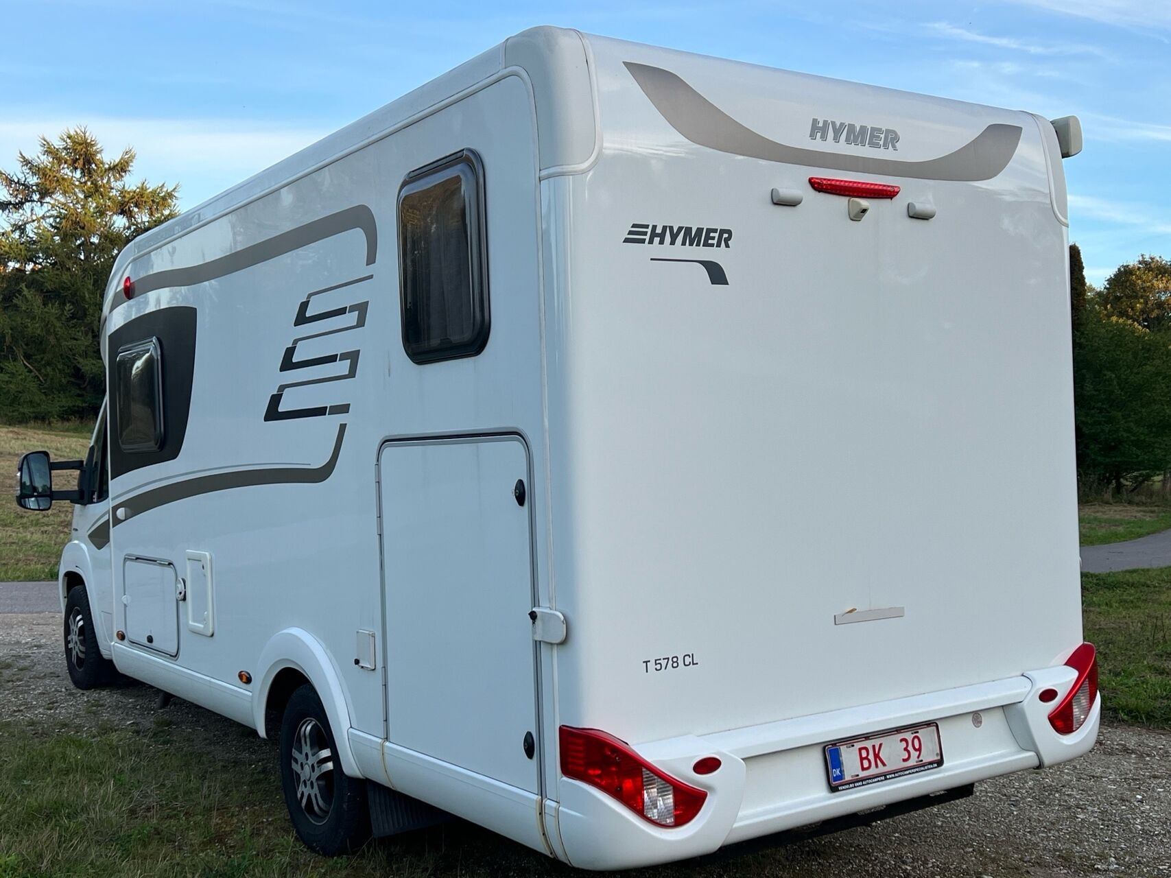 Hvid Hymer Tramp GL 578 fra 2013