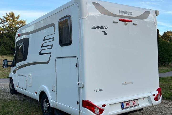 Hvid Hymer Tramp GL 578 fra 2013