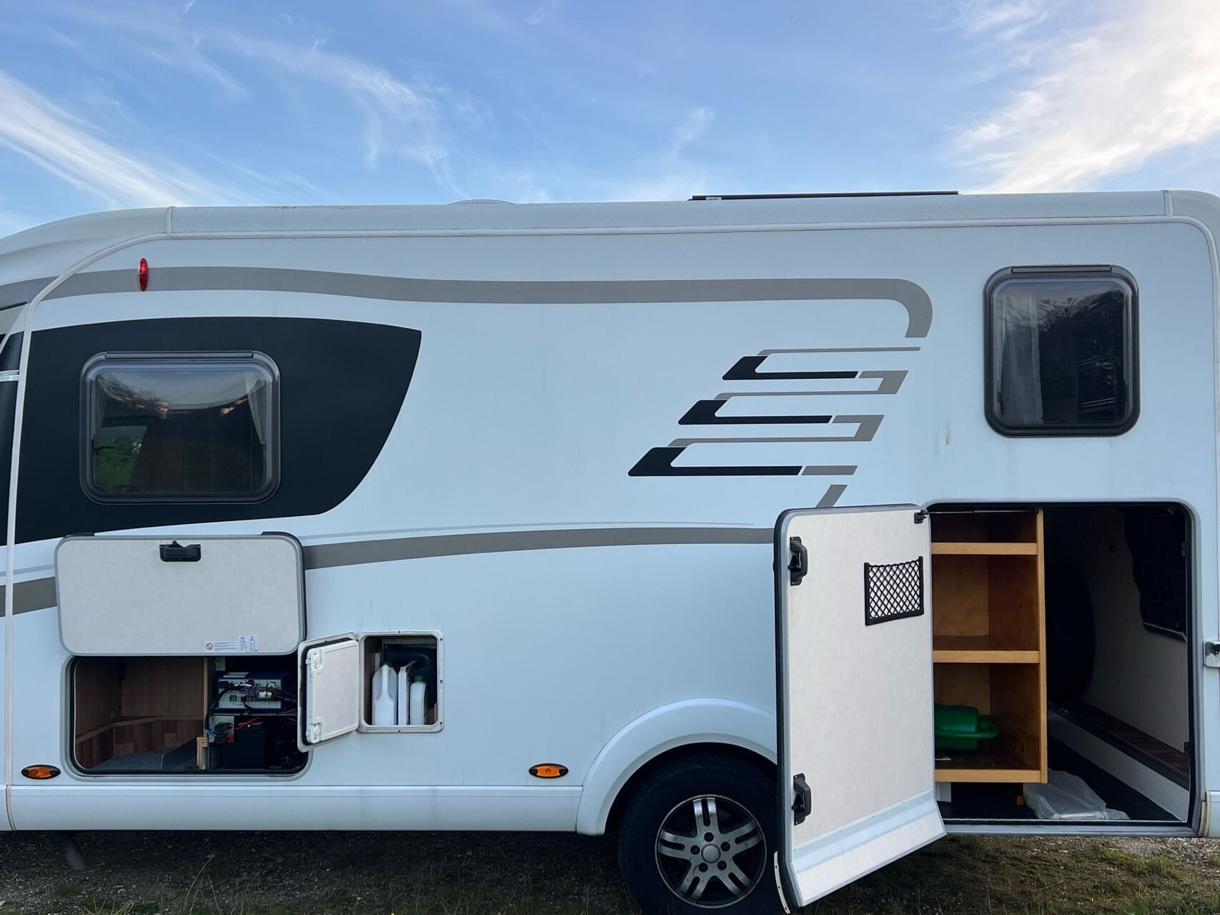 Hvid Hymer Tramp GL 578 fra 2013