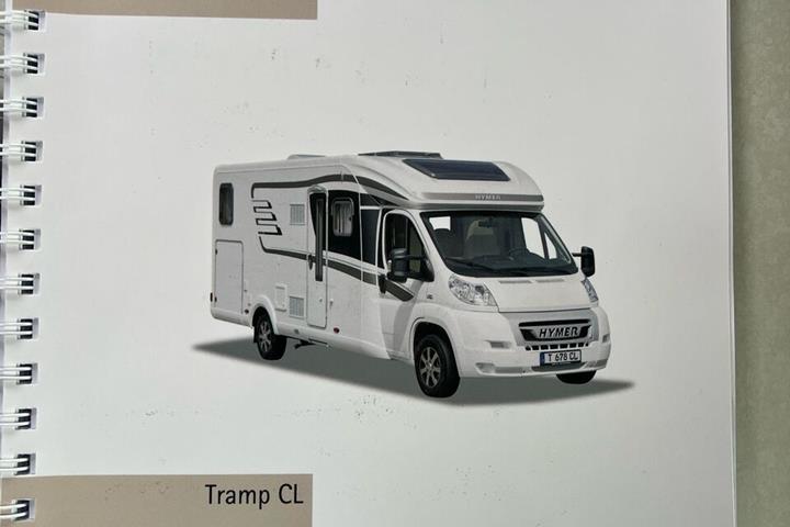 Hvid Hymer Tramp GL 578 fra 2013