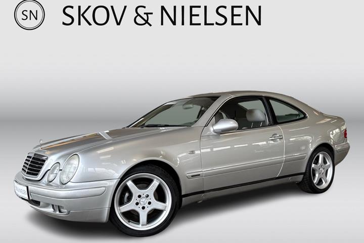 Sølv Mercedes CLK200 fra 1998