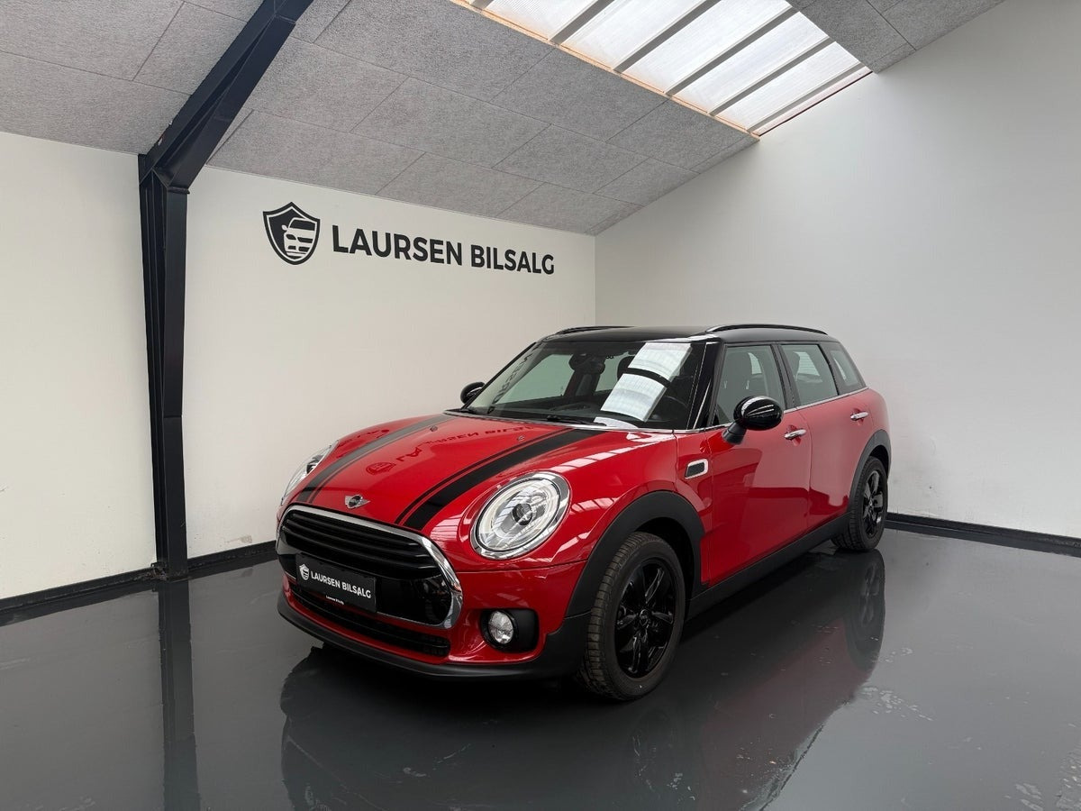 Rød Mini Clubman Cooper fra 2016