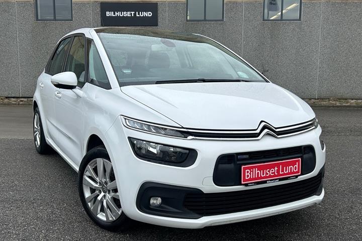 Hvid Citroën C4 Picasso fra 2018 set udefra