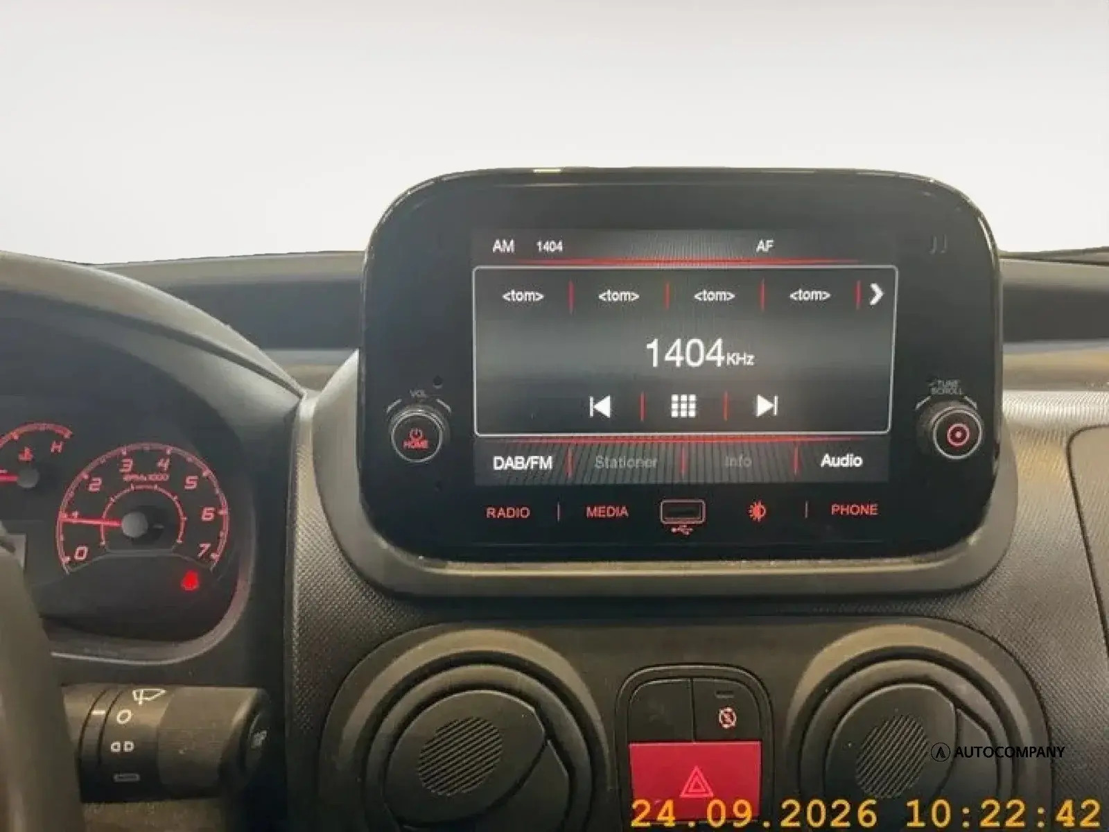 Hvid Fiat Fiorino fra 2022