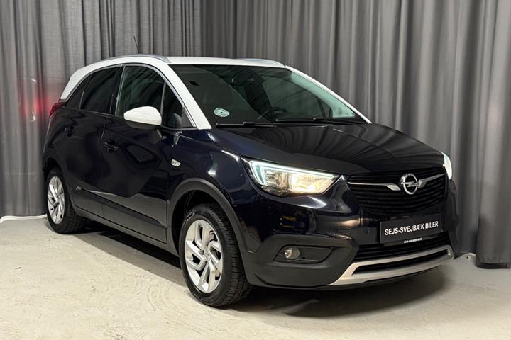 Blå Opel Crossland X fra 2019