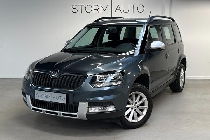 Hvid Skoda Yeti Outdoor fra 2017 set udefra