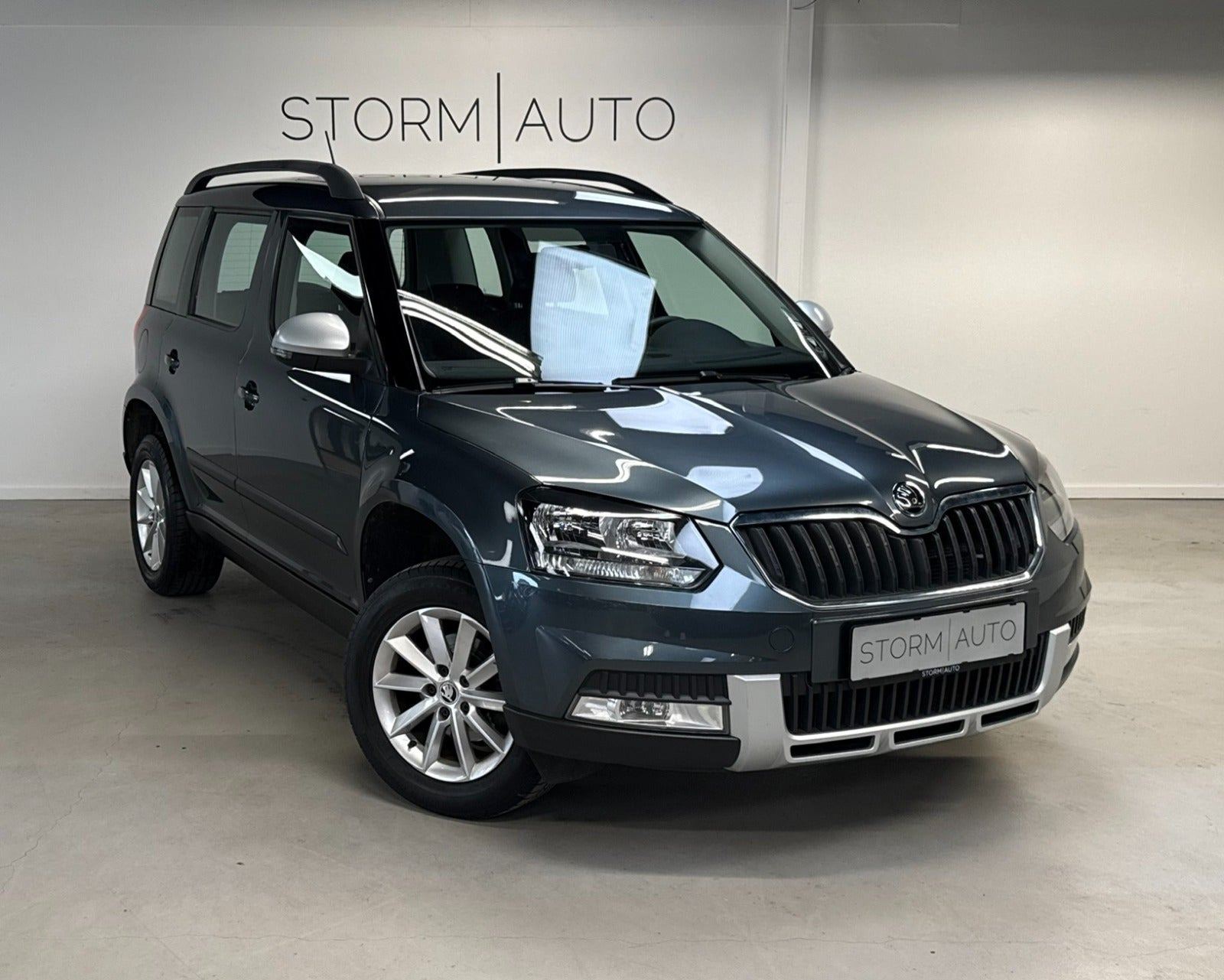 Hvid Skoda Yeti Outdoor fra 2017