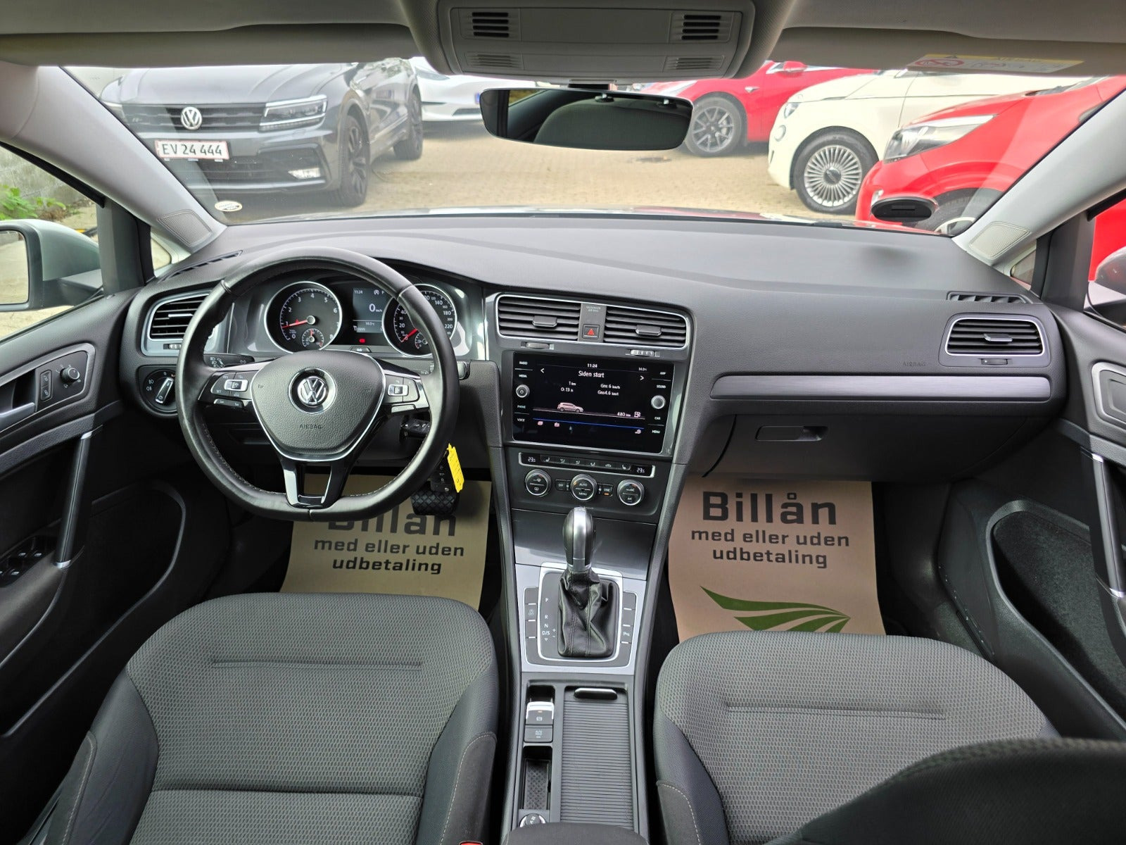 Sølv VW Golf VII fra 2018