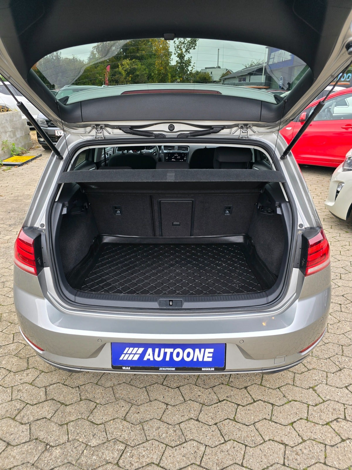 Sølv VW Golf VII fra 2018