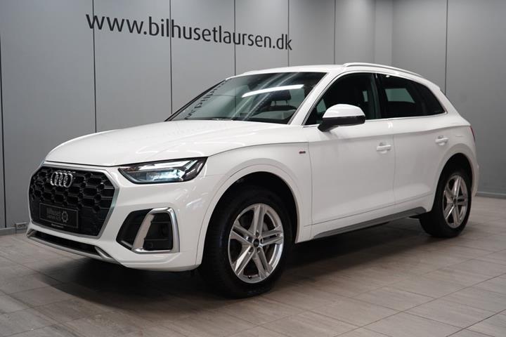 Hvid Audi Q5 fra 2023
