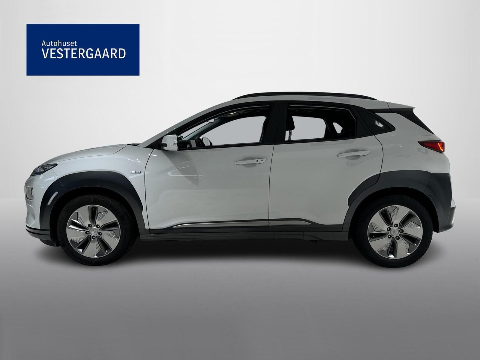 Hvid Hyundai Kona fra 2021