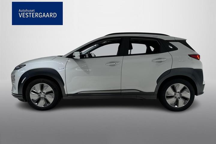 Hvid Hyundai Kona fra 2021
