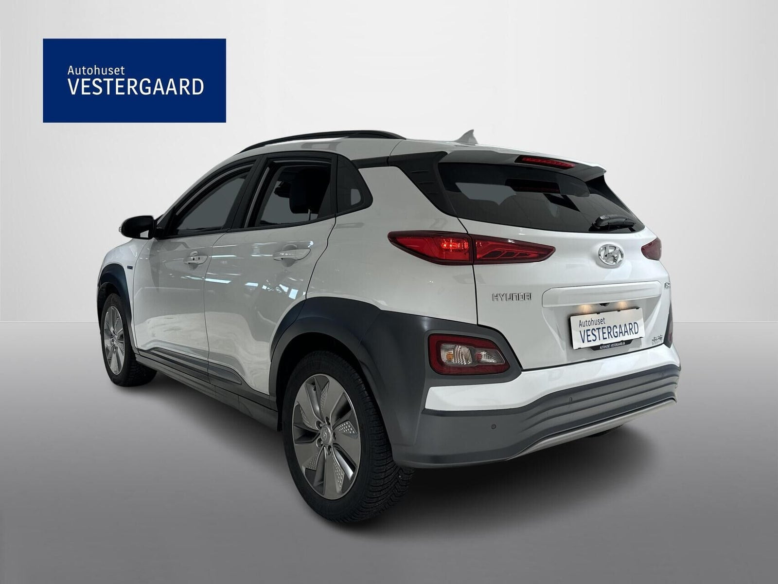 Hvid Hyundai Kona fra 2021