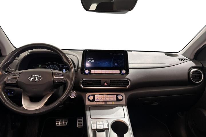 Hvid Hyundai Kona fra 2021