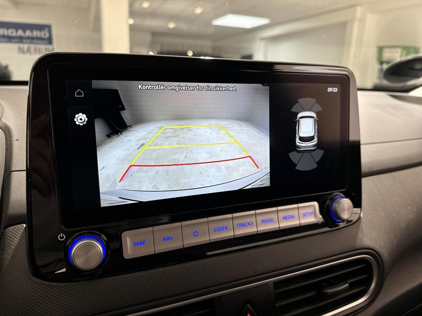 Hvid Hyundai Kona fra 2021