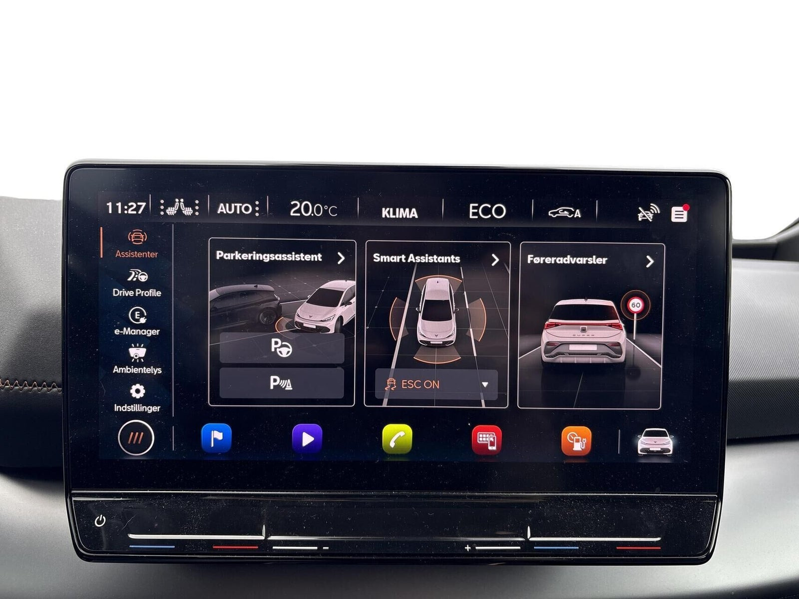 Sølv Cupra Born fra 2024