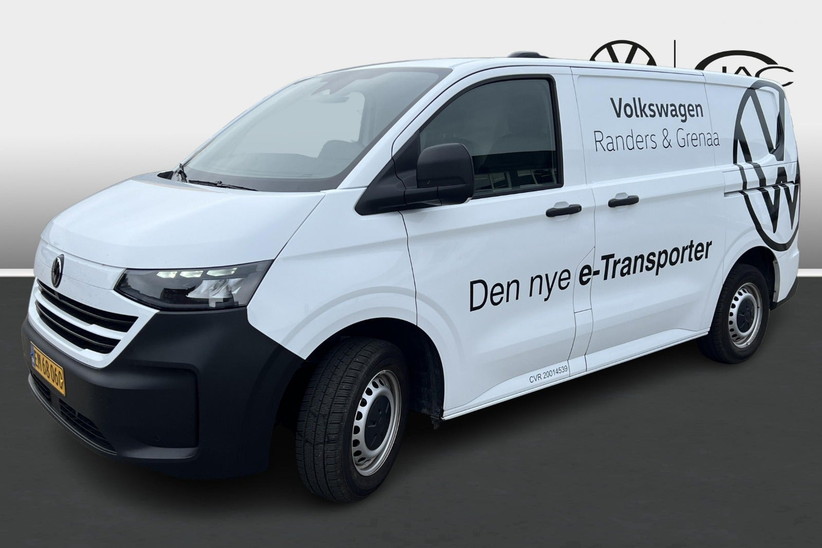 Hvid VW e-Transporter fra 2025