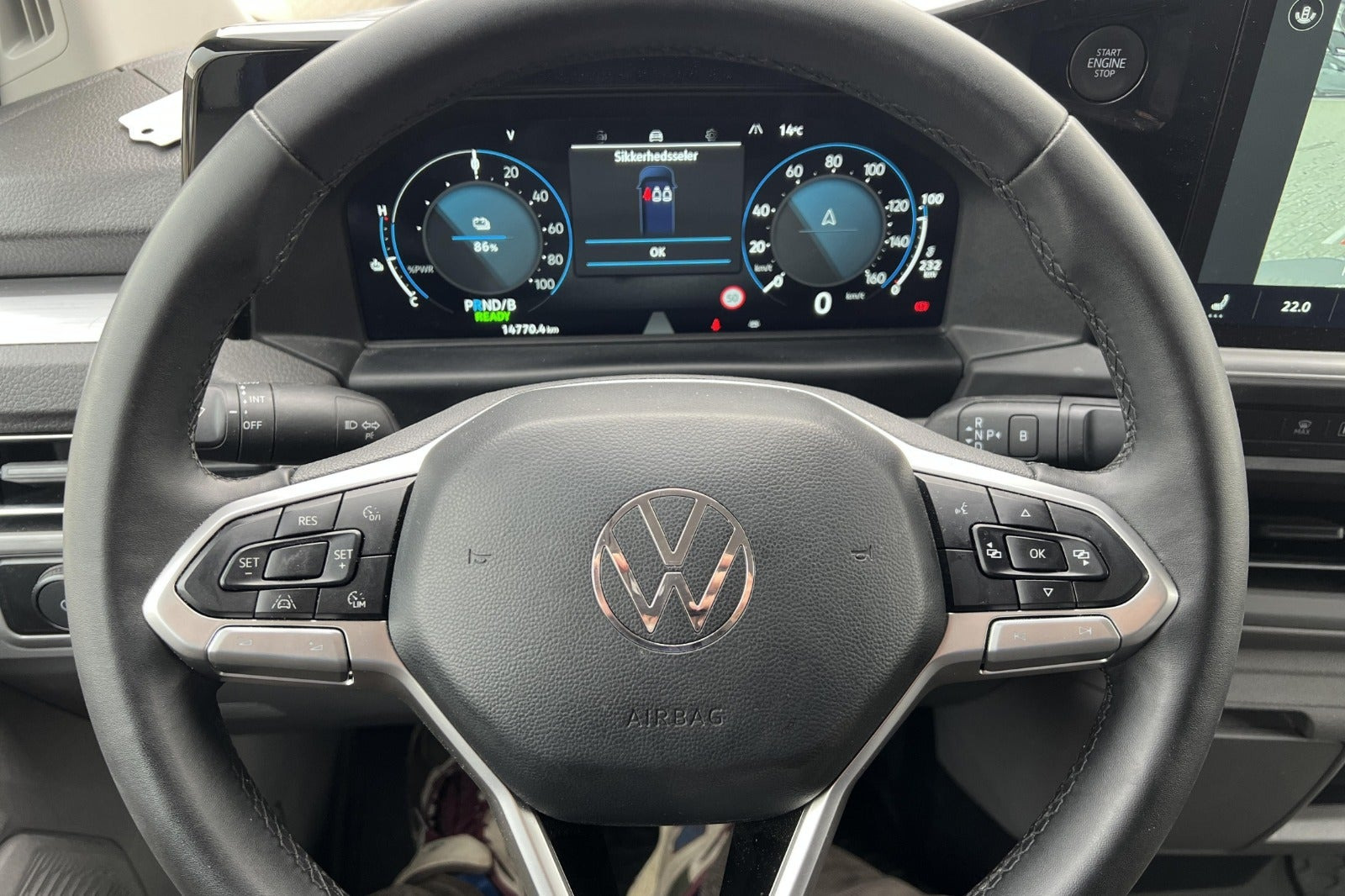 Hvid VW e-Transporter fra 2025