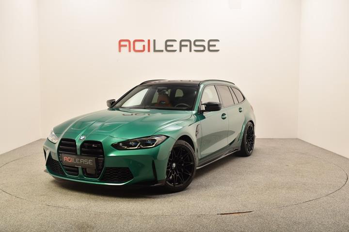 Grøn BMW M3 fra 2024