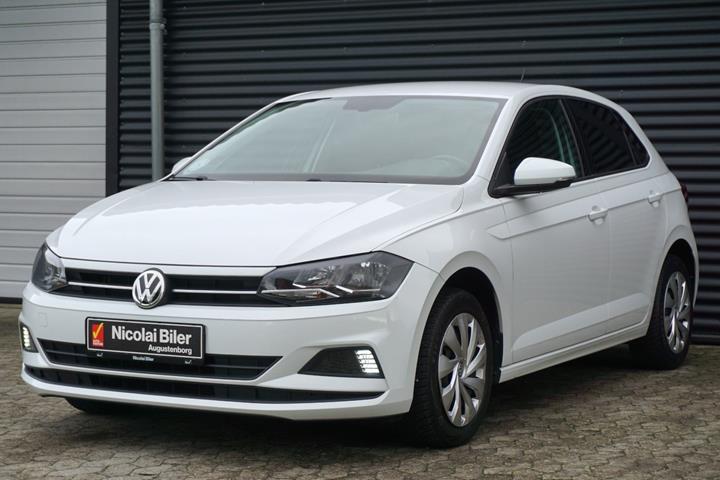 Hvid VW Polo fra 2018