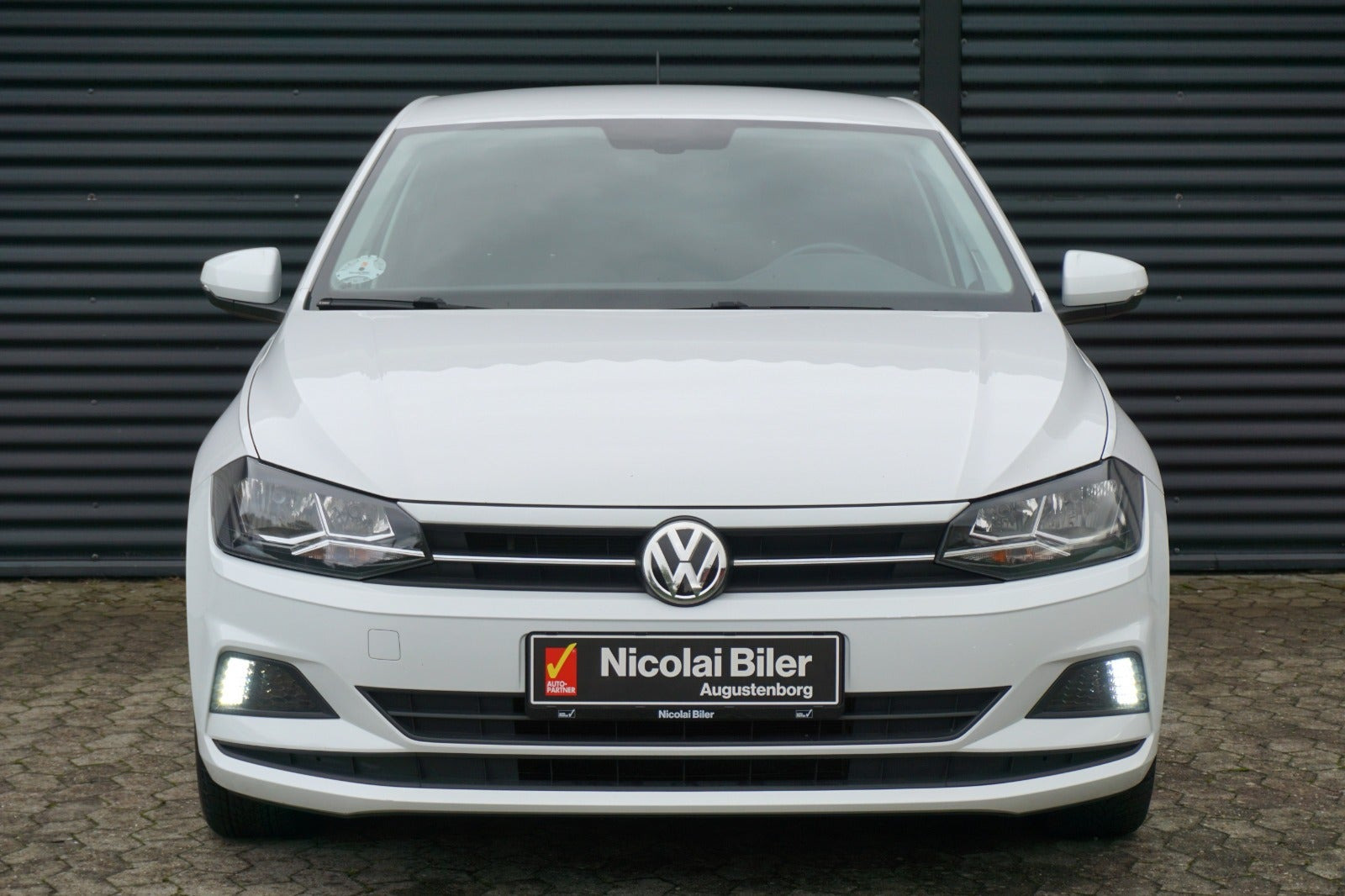 Hvid VW Polo fra 2018
