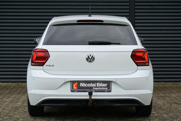 Hvid VW Polo fra 2018