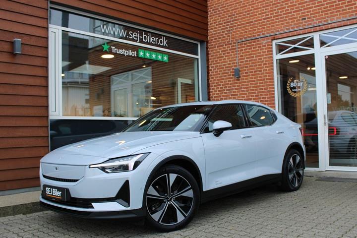 Hvid Polestar 2 fra 2024
