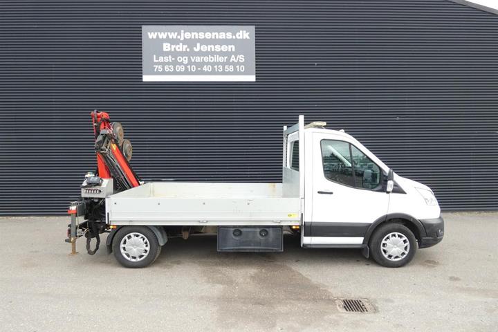 Hvid Ford Transit 350 L3 Chassis fra 2020