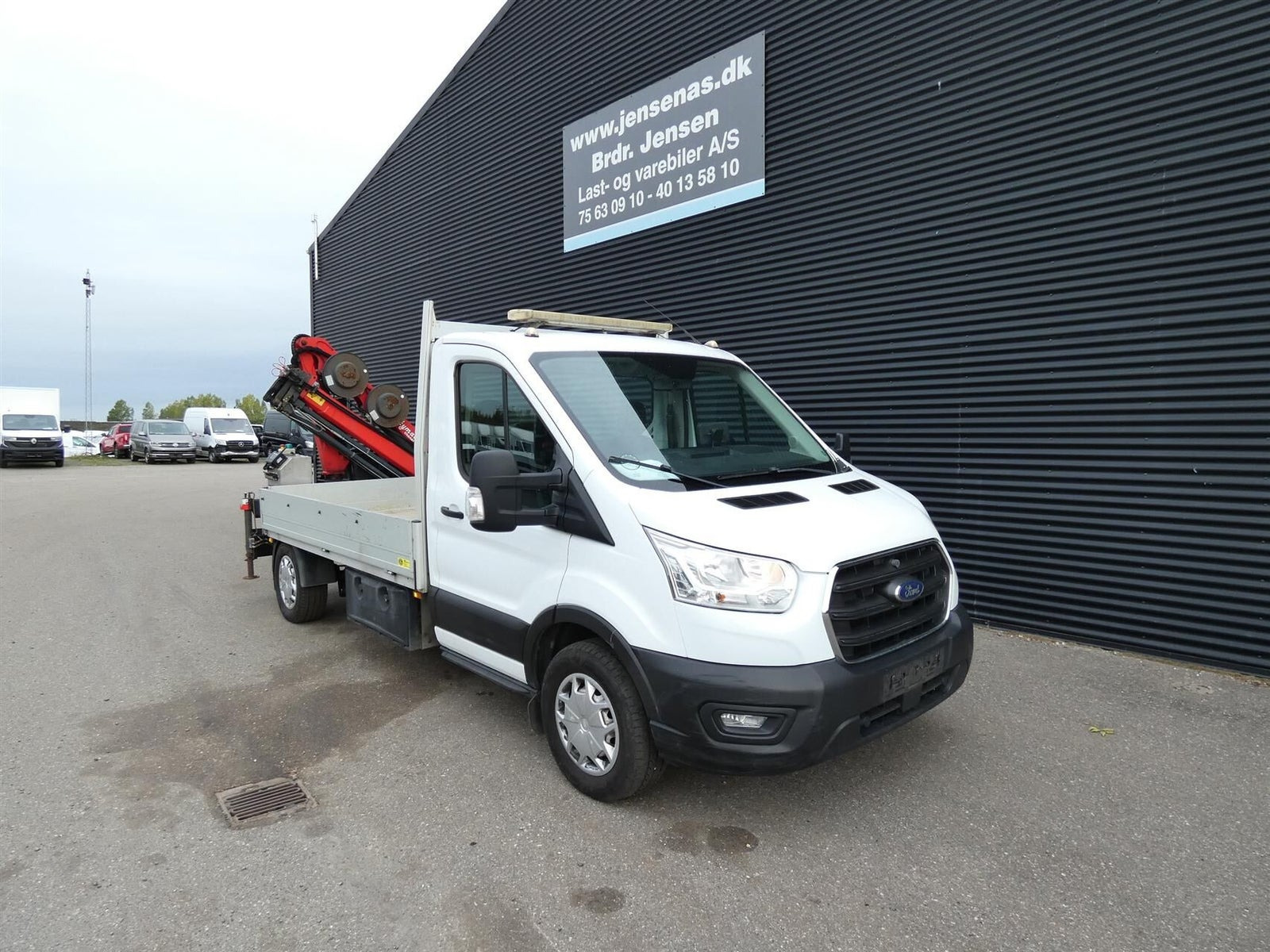 Hvid Ford Transit 350 L3 Chassis fra 2020