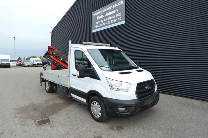 Hvid Ford Transit 350 L3 Chassis fra 2020