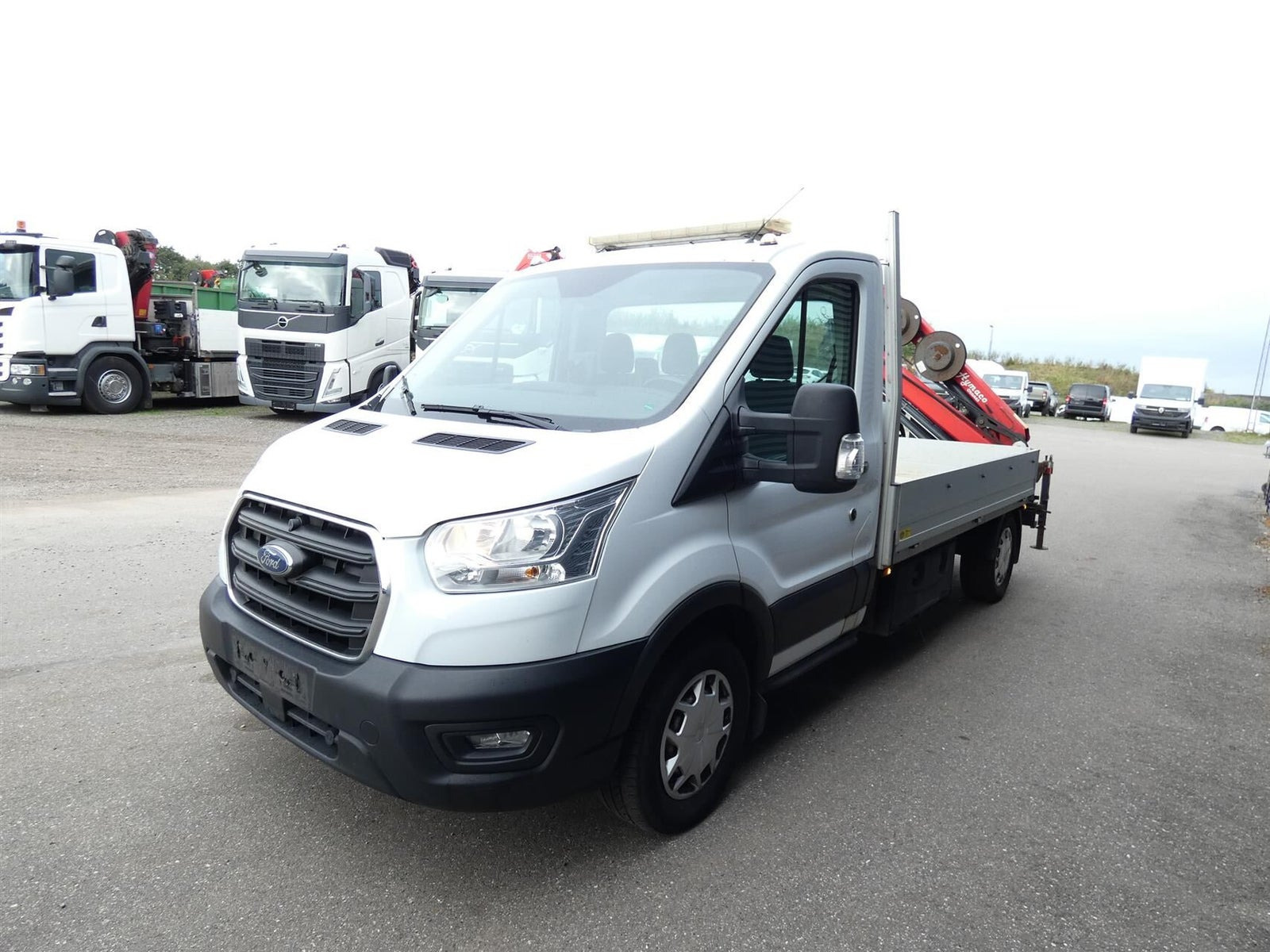 Hvid Ford Transit 350 L3 Chassis fra 2020