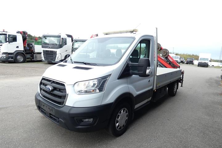 Hvid Ford Transit 350 L3 Chassis fra 2020