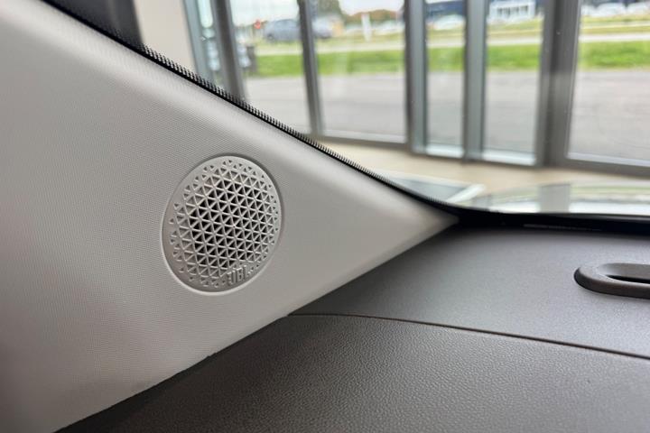 Blå Fiat 500e fra 2023