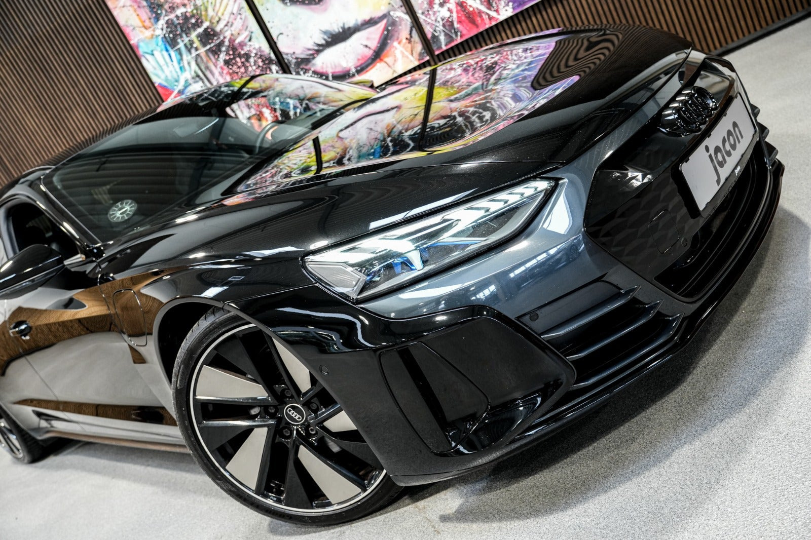 Sort Audi e-tron GT fra 2021