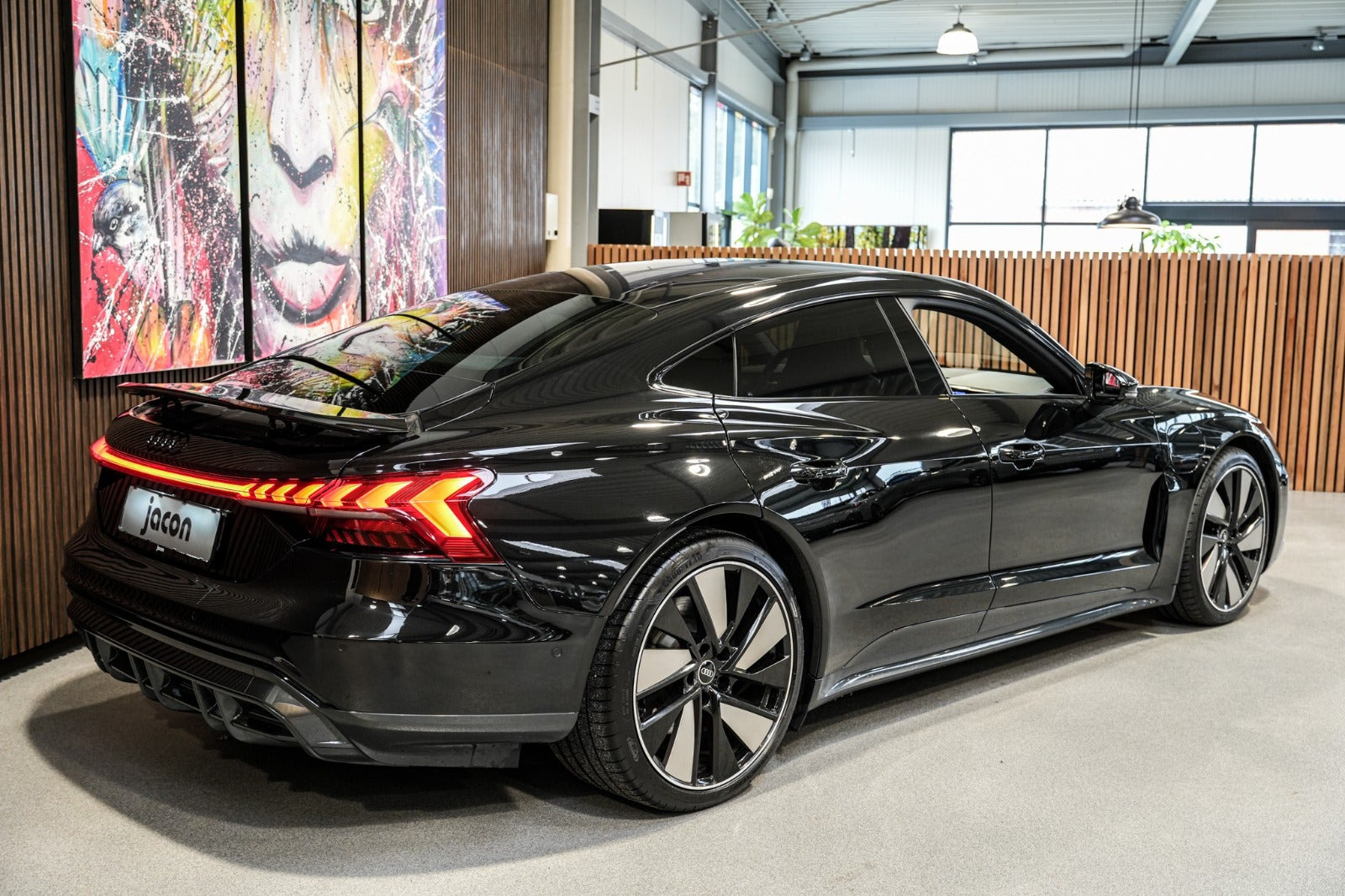 Sort Audi e-tron GT fra 2021