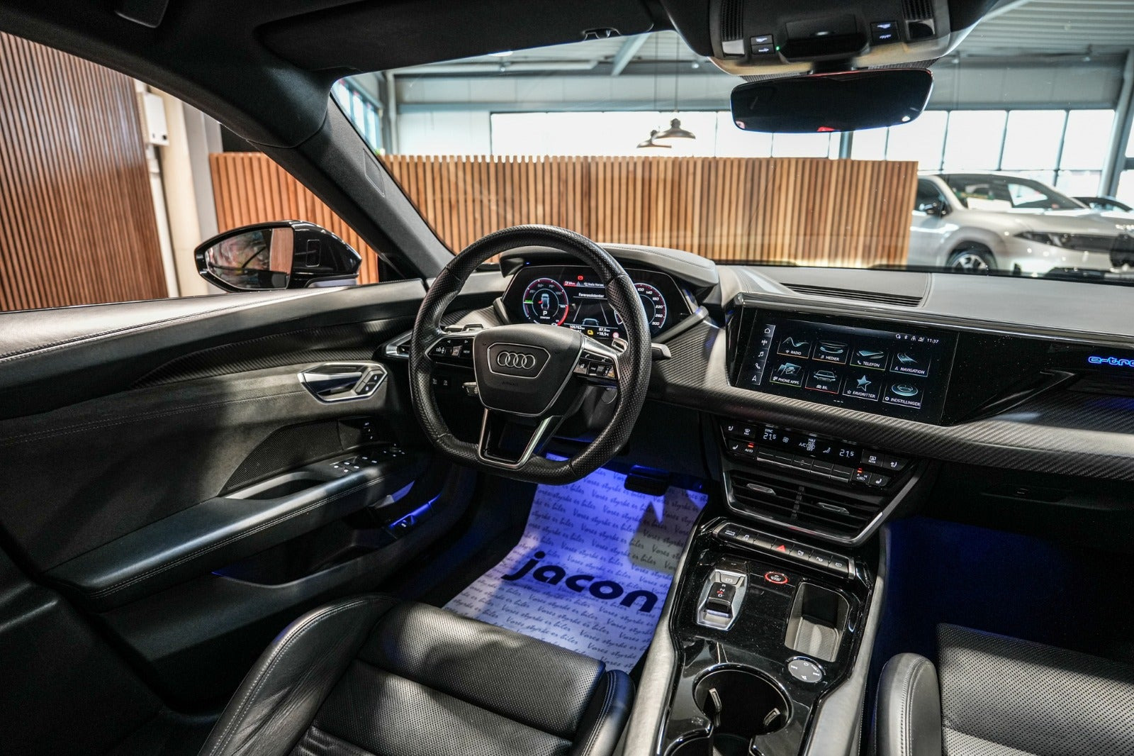Sort Audi e-tron GT fra 2021