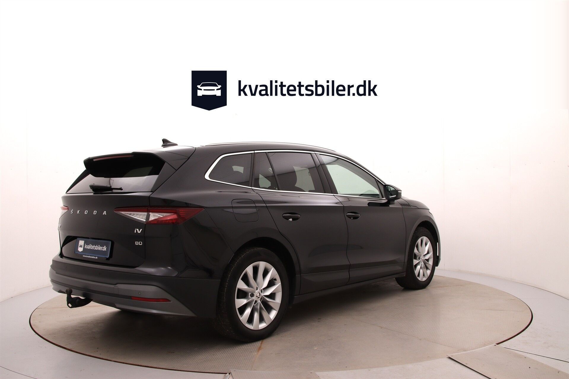 Sort Skoda Enyaq fra 2023