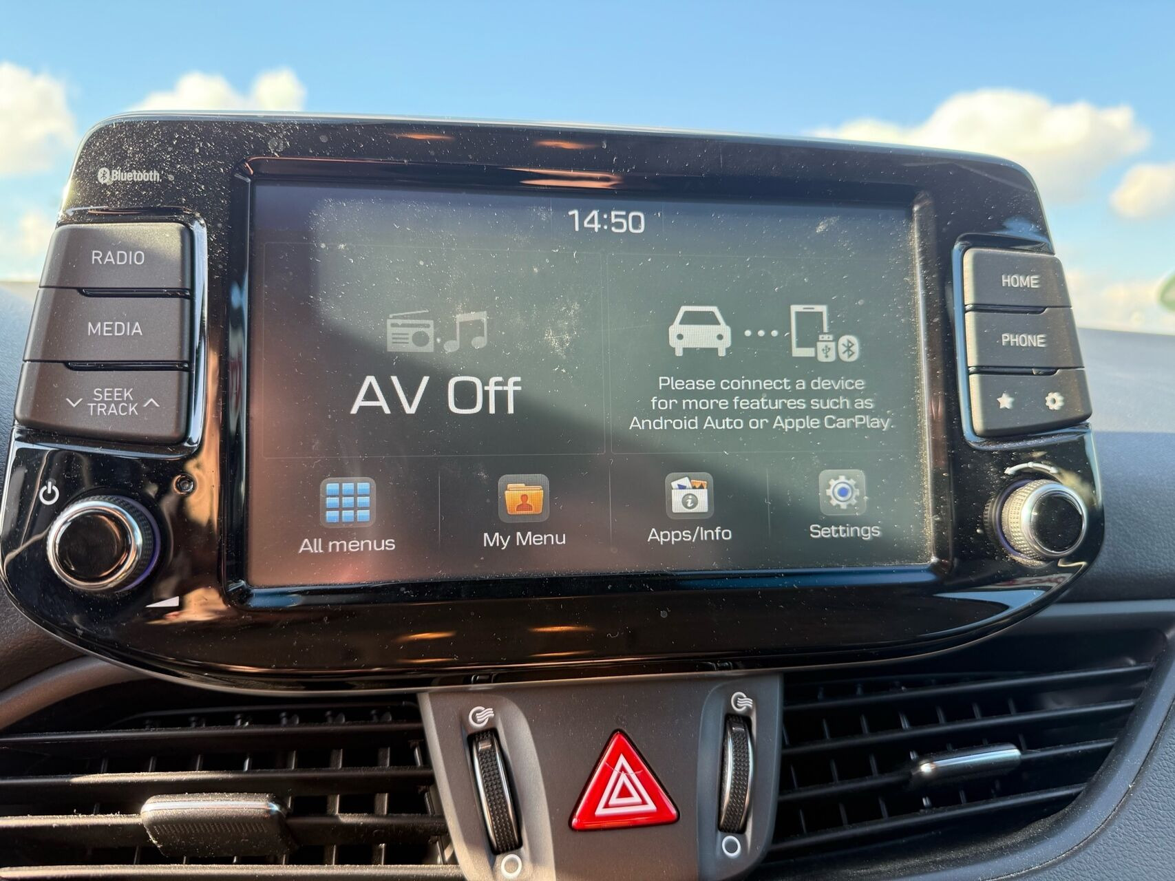 Grå Hyundai i30 fra 2020